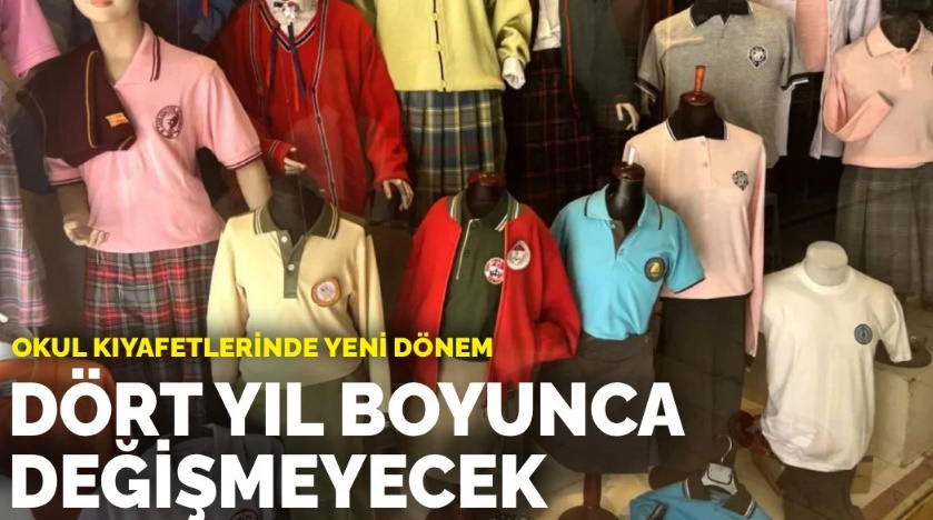 Okul kıyafetlerinde yeni dönem: Dört yıl boyunca değişmeyecek