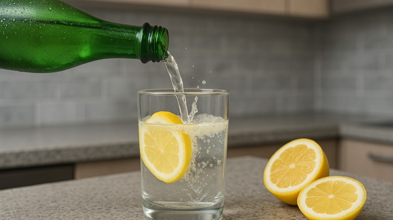 Maden suyunu limonla içen yandı