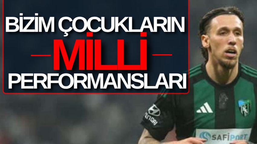 Bizim çocukların milli performansları