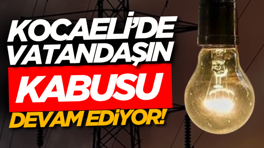 Kocaeli’de vatandaşın kabusu devam ediyor!