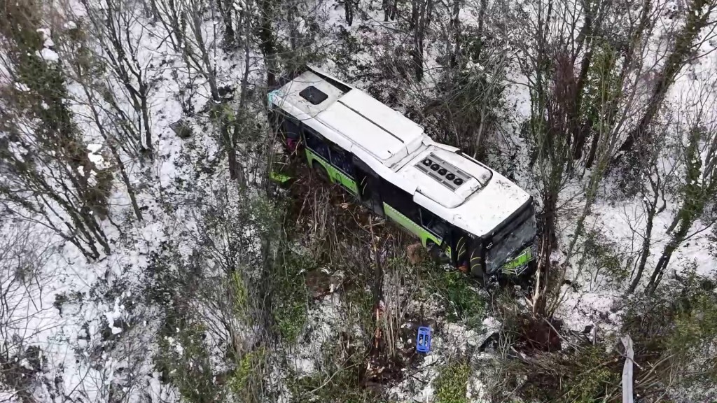 Kartepe'deki feci kaza havadan görüntülendi!