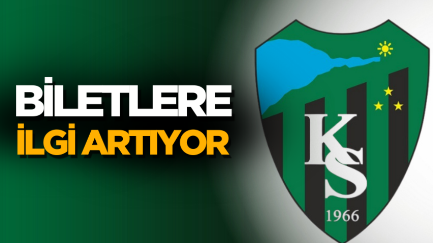 Biletlere ilgi artıyor