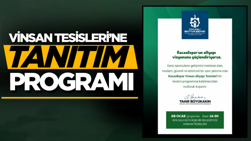 Vinsan Tesisleri’ne tanıtım programı 