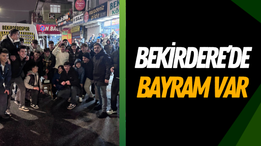 Bekirdere’de bayram var