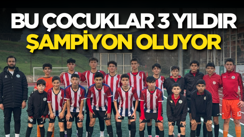 Bu çocuklar 3 yıldır şampiyon oluyor