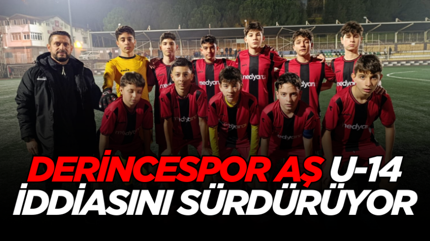 Derincespor AŞ U-14 iddiasını sürdürüyor