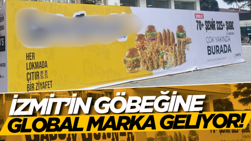 İzmit’in göbeğine global marka geliyor! 