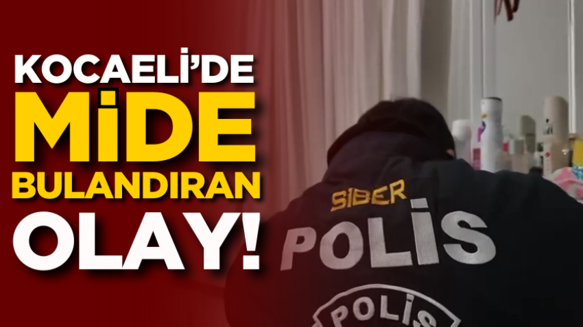 Kocaeli’de mide bulandıran olay! 