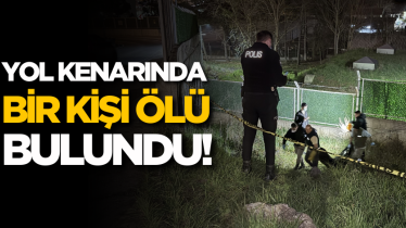 Yol kenarında bir kişi ölü bulundu!