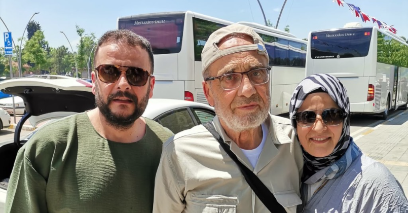 Kıbrıs gazisi Ali Demir, hacı oldu!