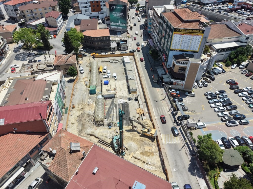 Gebze'de otomatik otopark projesi yükseliyor