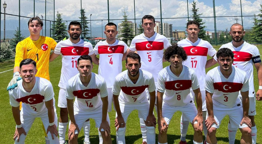 Amatör Futbol Karma Milli Takımı’mızdan şanssız başlangıç!