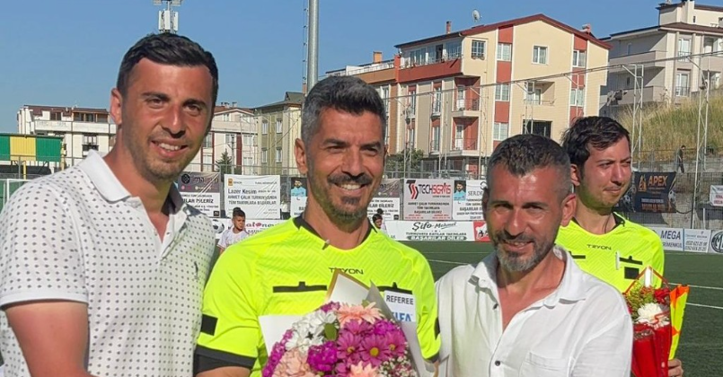 Eski Süper Lig hakemi Kocaeli'de maç yönetti!