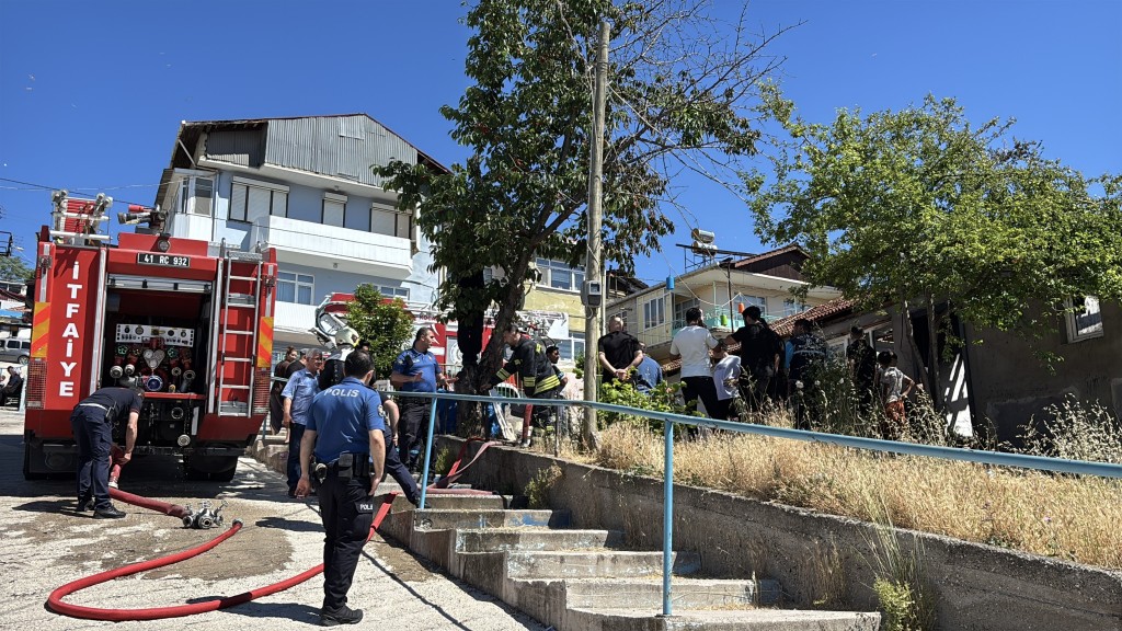İzmit'te ev yangınında kundaklama şüphesi