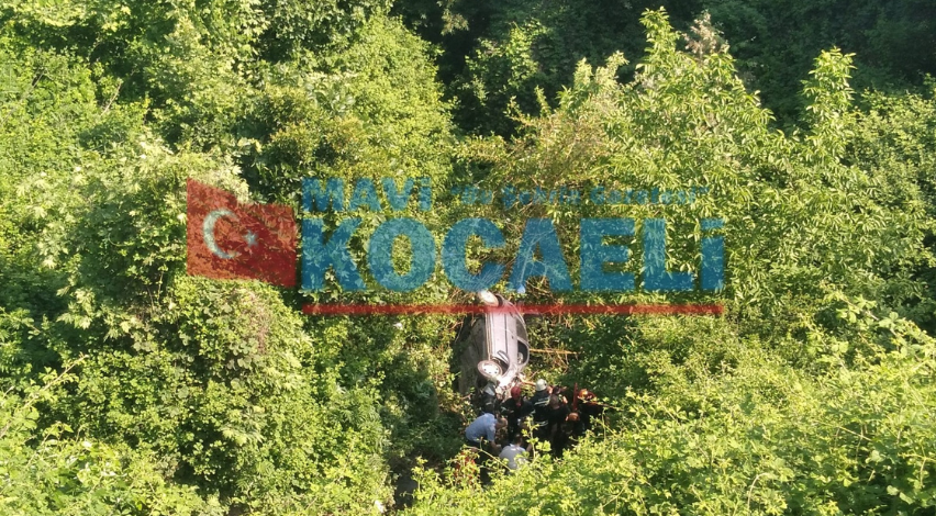 Kocaeli’de 18 yaşındaki genç uçuruma yuvarlandı! 