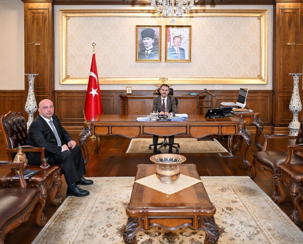 Yeni atanan müdür, Vali Aktaş’ı ziyaret etti