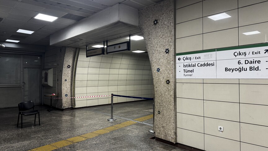 Taksim Metro İstasyonu kapatıldı!