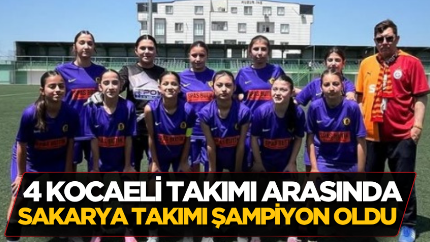 4 Kocaeli takımı arasında Sakarya takımı şampiyon oldu