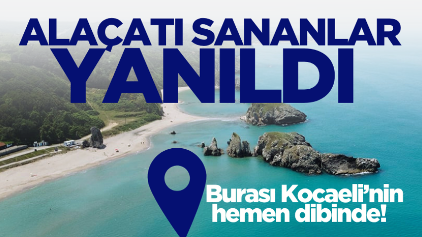 Alaçatı sananlar yanıldı: Burası Kocaeli’nin hemen dibinde!