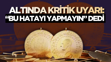 Altında kritik uyarı: “Bu hatayı yapmayın” dedi