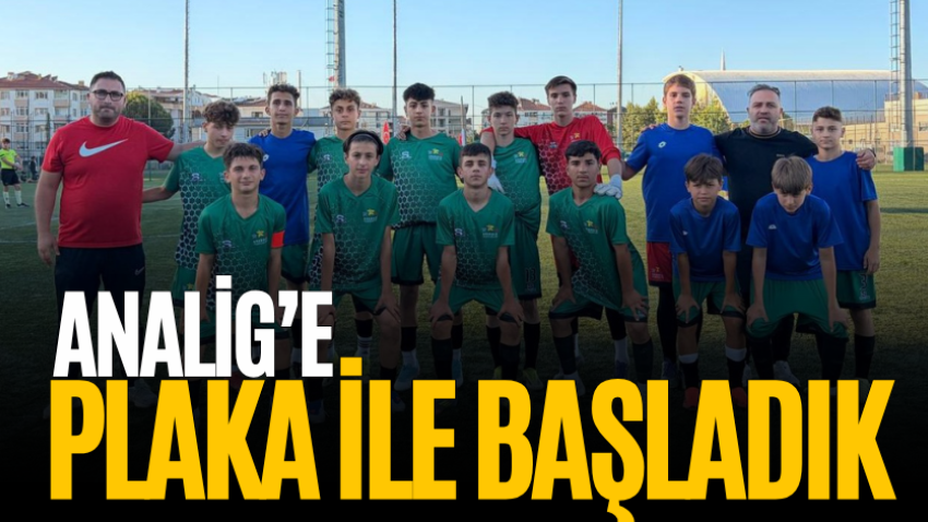 Analig’e plaka ile başladık 