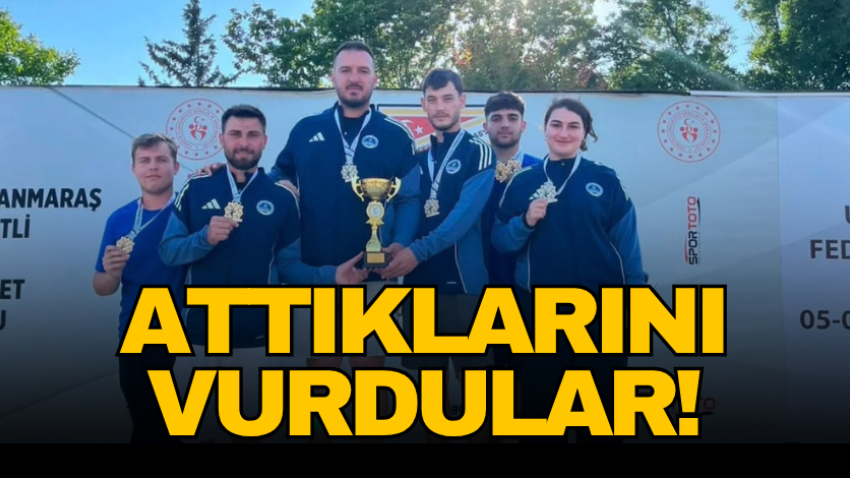 Attıklarını vurdular!