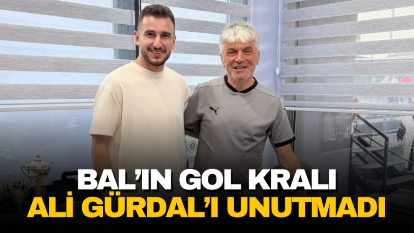 BAL’ın gol kralı Ali Gürdal’ı unutmadı 