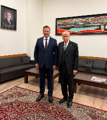Başkan Emengen'den Bahçeli'ye ziyaret 