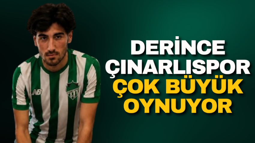 Derince Çınarlıspor çok büyük oynuyor