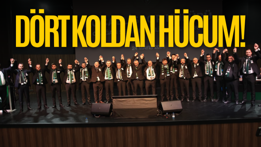 Dört koldan hücum!