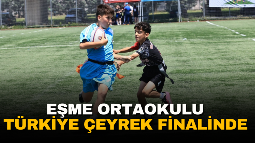Eşme Ortaokulu Türkiye çeyrek finalinde 