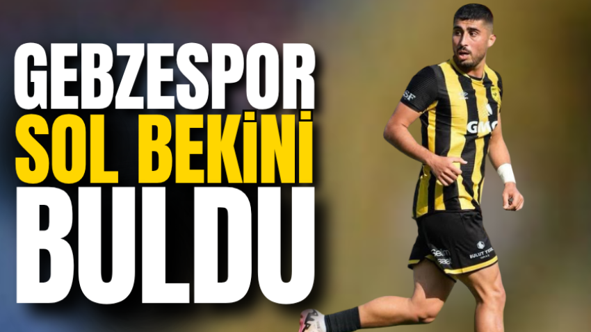 Gebzespor sol bekini buldu