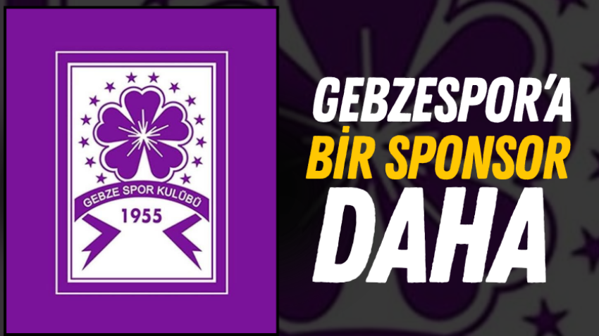 Gebzespor’a bir sponsor daha