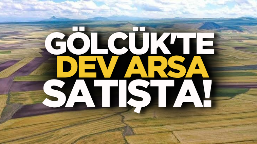 Gölcük'te dev arsa satışta!