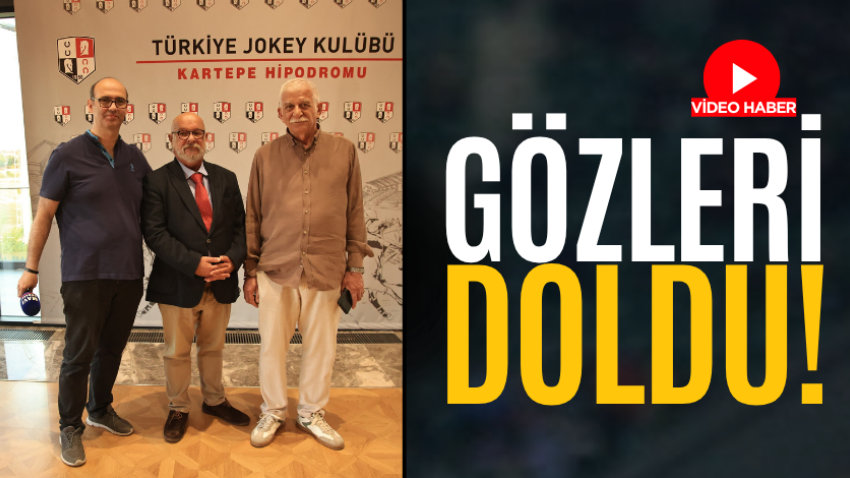 Gözleri doldu!