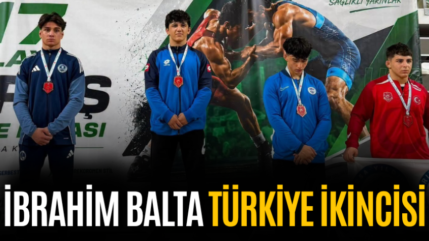 İbrahim Balta Türkiye ikincisi