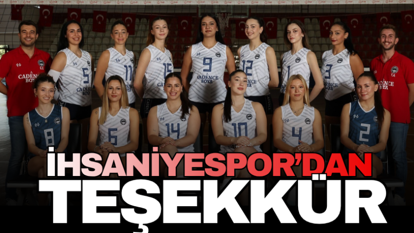 İhsaniyespor’dan teşekkür