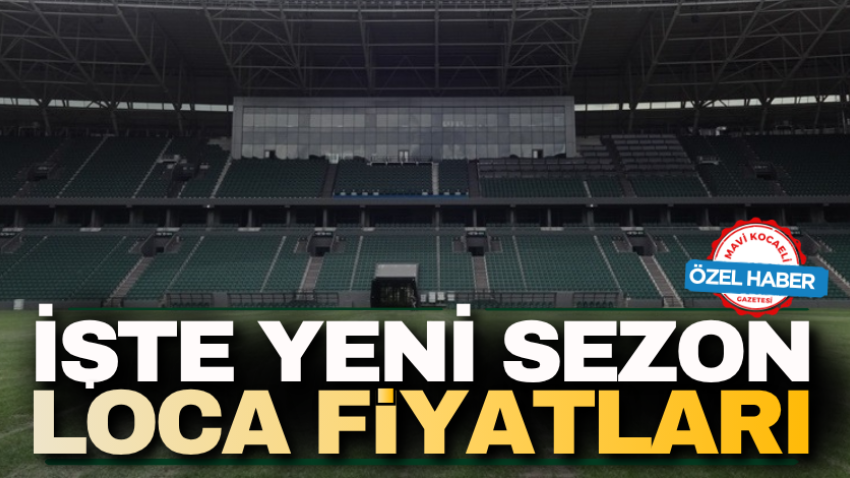 İşte yeni sezon loca fiyatları 