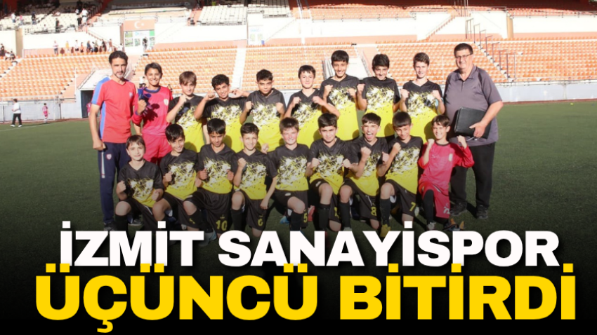 İzmit Sanayispor üçüncü bitirdi