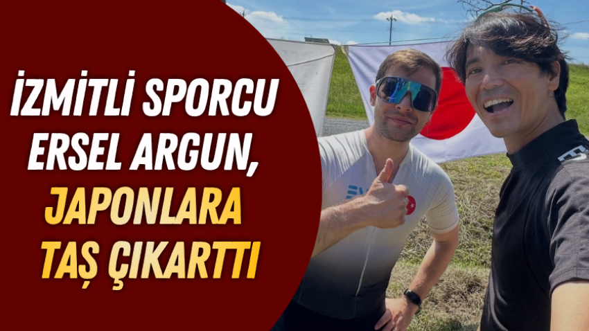 İzmitli sporcu Ersel Argun, Japonlara taş çıkarttı