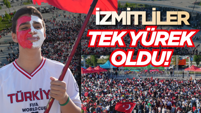 İzmitliler tek yürek oldu! 