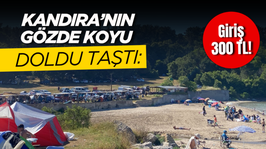 Kandıra’nın gözde koyu doldu taştı: Giriş 300 TL!