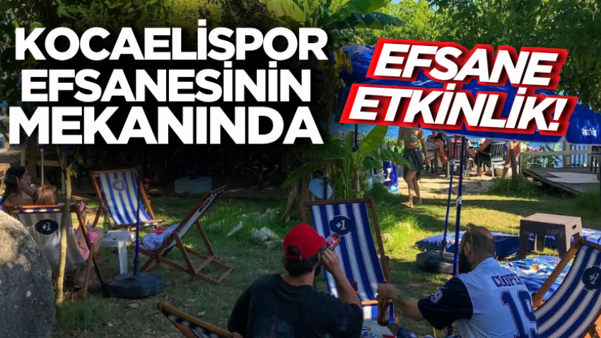 Kocaelispor efsanesinin mekanında efsane etkinlik!