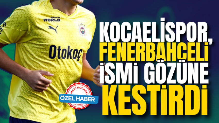 Kocaelispor, Fenerbahçeli ismi gözüne kestirdi