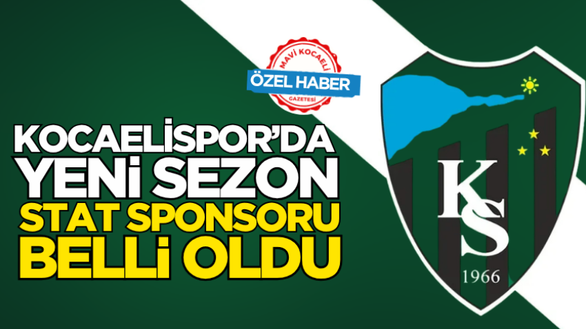 Kocaelispor’da yeni sezon stat sponsoru belli oldu 