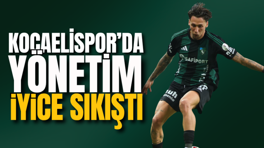 Kocaelispor’da yönetim iyice sıkıştı