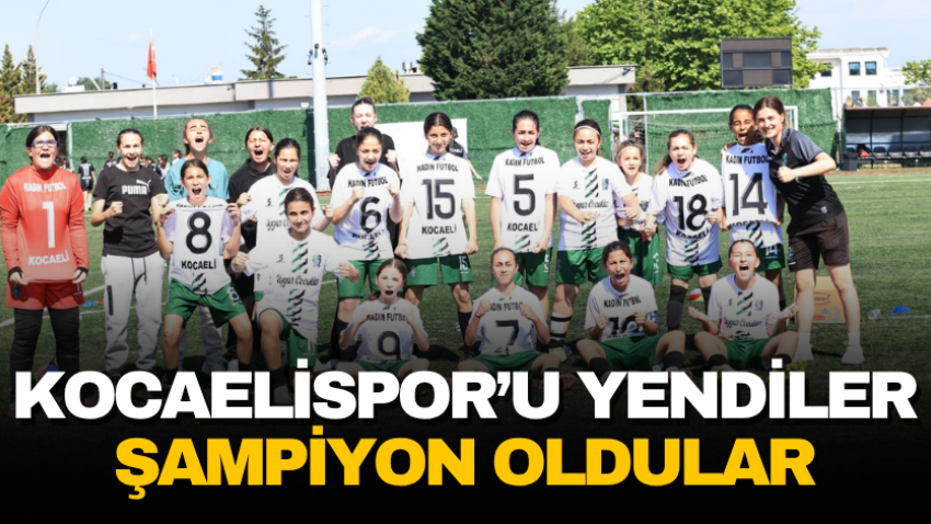 Kocaelispor’u yendiler şampiyon oldular