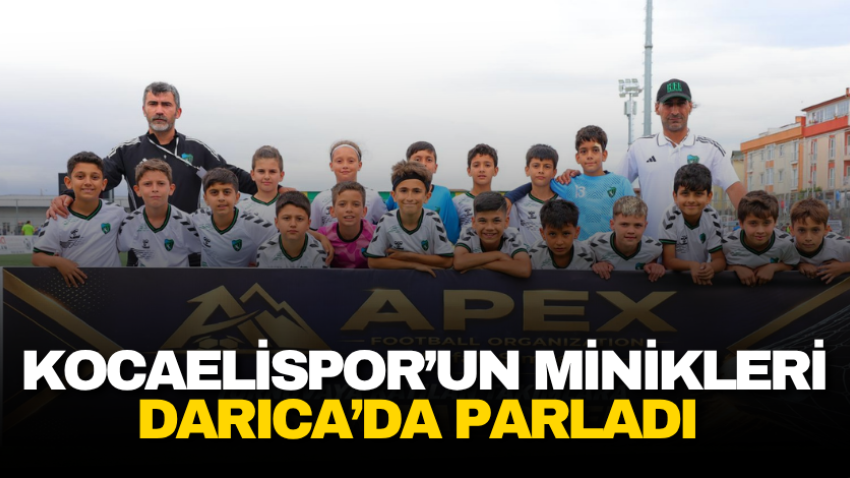 Kocaelispor’un minikleri Darıca’da parladı 