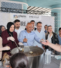 Körfez'de 4 bin kişilik aşure ikramı