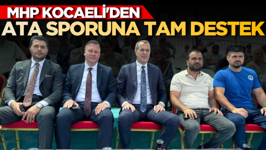 MHP Kocaeli'den ata sporuna tam destek